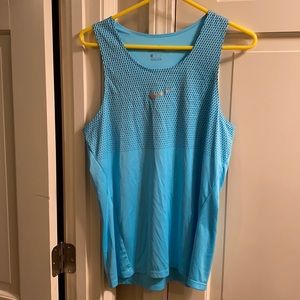 Blue Nike workout shirt